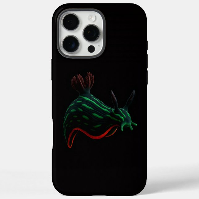 Black 4 Luxe iPhone 16 Pro Max, Neon Sea Slug Case-Mate iPhone Hülle (Rückseite)