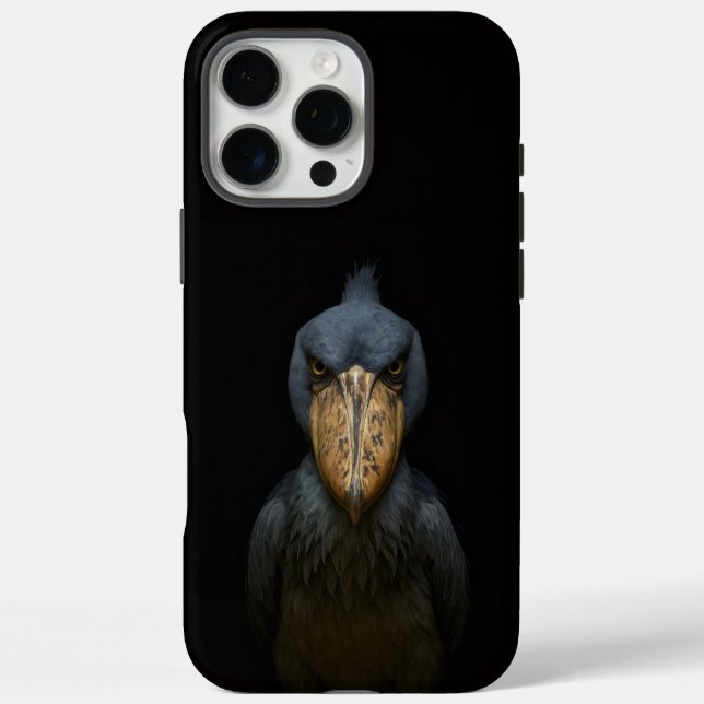 Black 4 Luxe iPhone 16 Pro Max, Shoebill Bird Case-Mate iPhone Hülle (Rückseite)