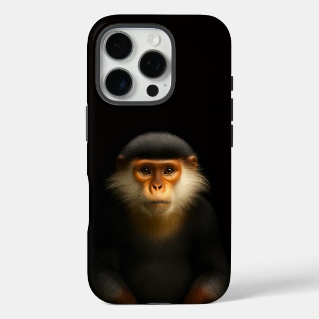 Black 4 Luxe iPhone 16 Pro, Red Douc Langur Case-Mate iPhone Hülle (Rückseite)
