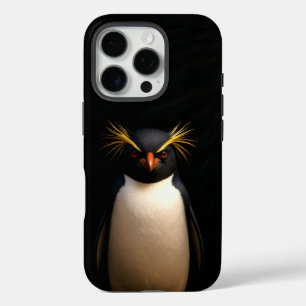 Black 4 Luxe iPhone 16 Pro, Rockhopper Penguin Pro Hülle