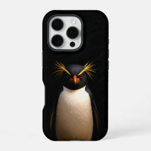 Black 4 Luxe iPhone 16 Pro, Rockhopper Penguin Pro Hülle