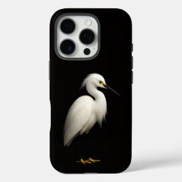 Black 4 Luxe iPhone 16 Pro, Snowy Egret iPhone 16 Pro Hülle