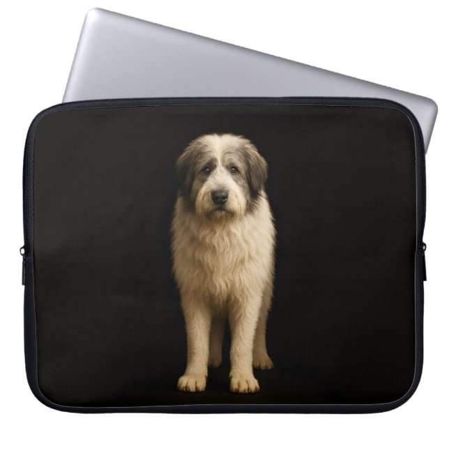 Black 4 Luxe Laptop Sleeve, Mioritic Shepherd Laptopschutzhülle (Vorderseite)