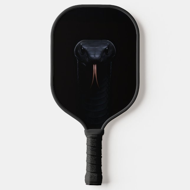 Black 4 Luxe Pickleball Paddle, Black Mamba Schlan Pickleball Schläger (Rückseite)