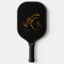 Black 4 Luxe Pickleball Paddle, Black Orange Frosc Pickleball Schläger