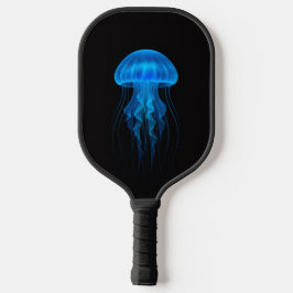 Black 4 Luxe Pickleball Paddle, Blue Jellyfish Schläger
