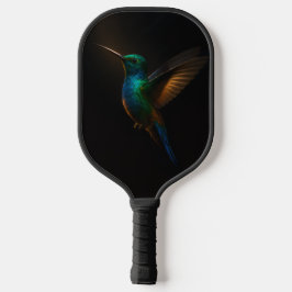 Black 4 Luxe Pickleball Paddle, Flying Hummingbird Pickleball Schläger