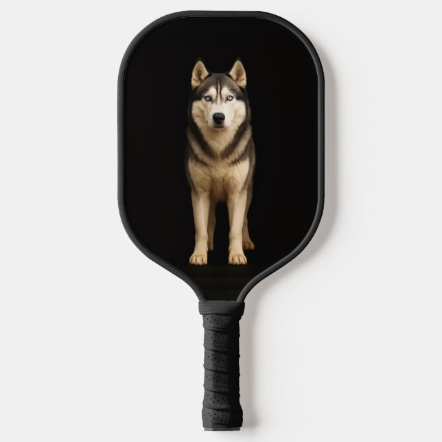 Black 4 Luxe Pickleball Paddle, Icy Elite Husky Pickleball Schläger (Vorderseite)