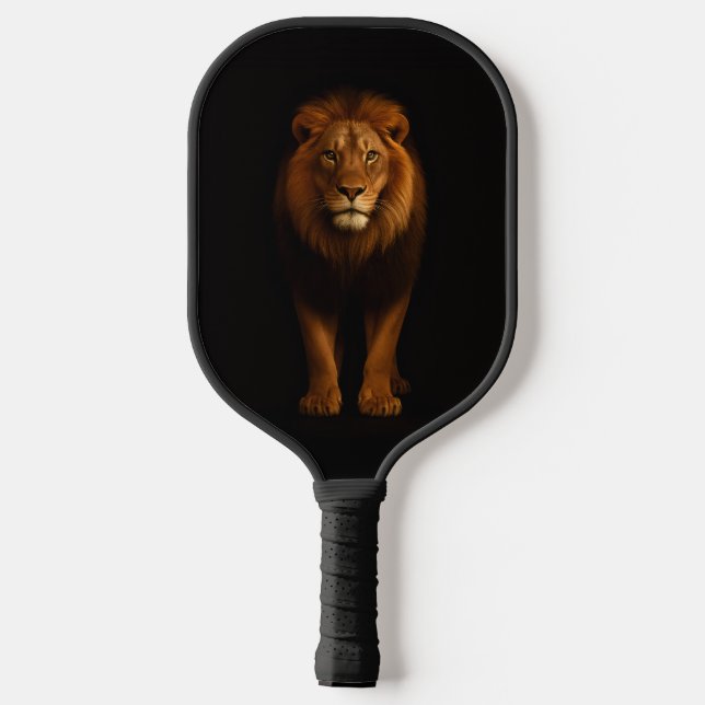 Black 4 Luxe Pickleball Paddle, Majestic Lion Pickleball Schläger (Rückseite)