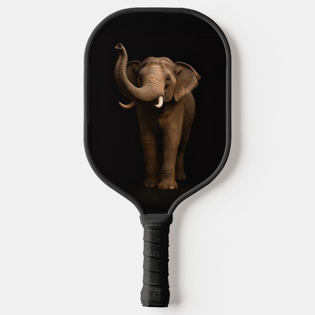 Black 4 Luxe Pickleball Paddle, Mighty Elephant Schläger (Rückseite)