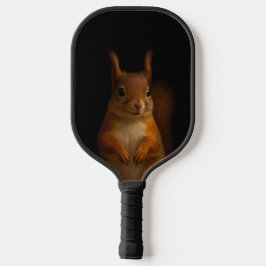 Black 4 Luxe Pickleball Paddle, Red Squirrel Pickleball Schläger