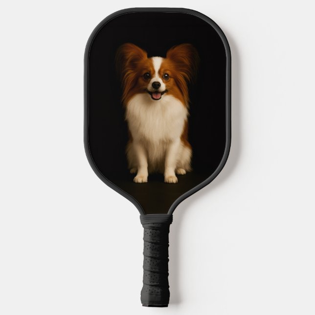 Black 4 Luxe Pickleball Paddle, Refined Papillon Pickleball Schläger (Rückseite)