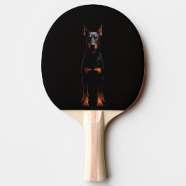 Black 4 Luxe ping pong paddle, Guardian Doberman Tischtennis Schläger