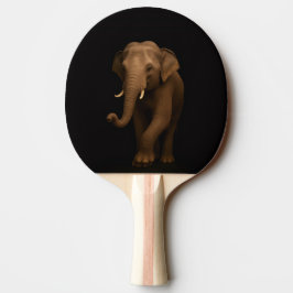 Black 4 Luxe ping pong paddle, Indian Elephant Tischtennis Schläger