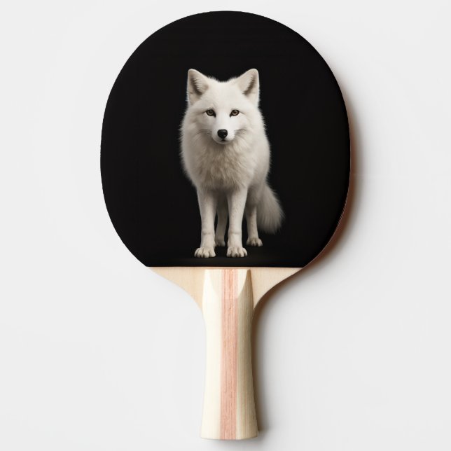 Black 4 Luxe ping pong paddle, Ivory Arctic Fox Tischtennis Schläger (Rückseite)