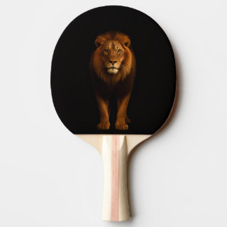 Black 4 Luxe ping pong paddle, Majestic Lion Tischtennis Schläger