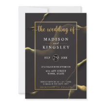 Black Abstrakt 🖤 ✨ Inky Alcohol Fab Budget Weddin