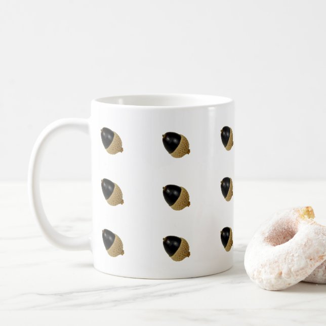 Black Acorn-Tasse Kaffeetasse (Mit Donut)