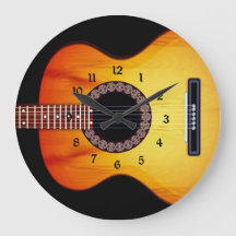 Black Acoustic Gitarre