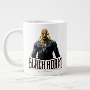 Black Adam Character and Name Graphic Jumbo-Tasse