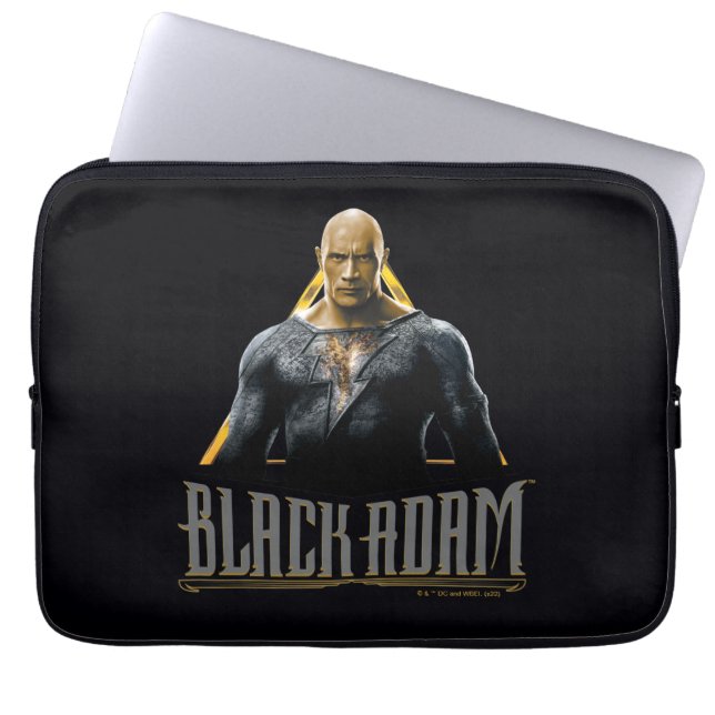 Black Adam Character and Name Graphic Laptopschutzhülle (Vorderseite)