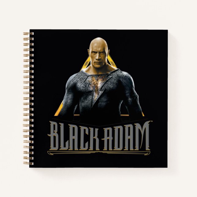 Black Adam Character and Name Graphic Notizbuch (Vorderseite)