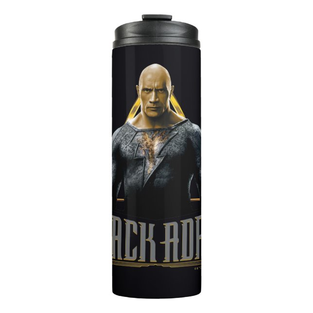 Black Adam Character and Name Graphic Thermosbecher (Vorderseite)