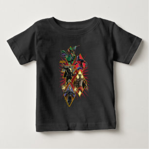 Black Adam Character Diamond Burst Graphic Baby T-shirt