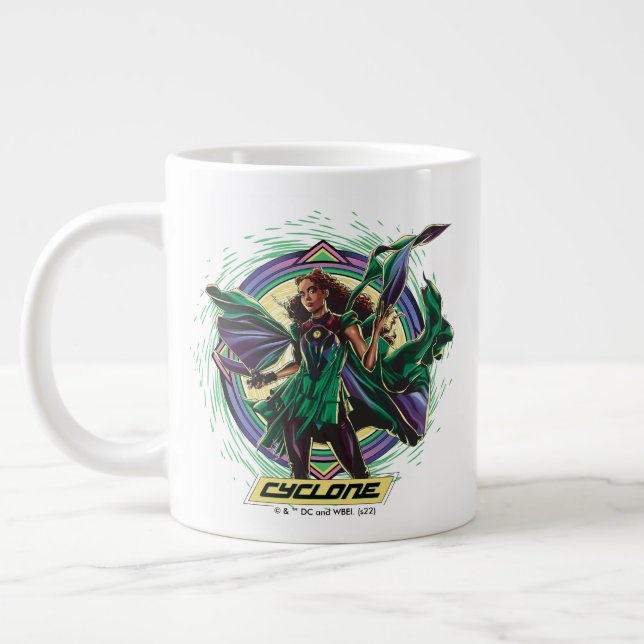 Black Adam | Cyclone Character Graphic Jumbo-Tasse (Links)