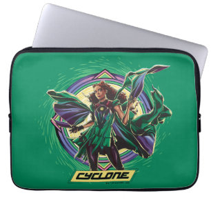 Black Adam Cyclone Character Graphic Laptopschutzhülle
