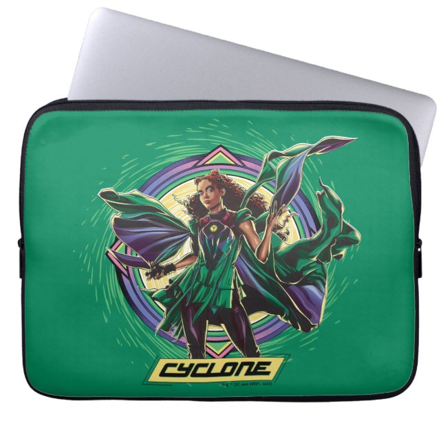 Black Adam | Cyclone Character Graphic Laptopschutzhülle (Vorderseite)