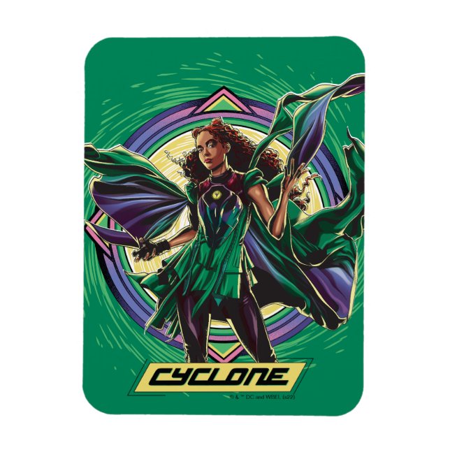 Black Adam | Cyclone Character Graphic Magnet (Vertikal)