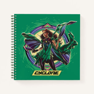 Black Adam   Cyclone Character Graphic Notizbuch