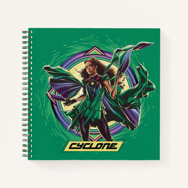 Black Adam | Cyclone Character Graphic Notizbuch (Vorderseite)