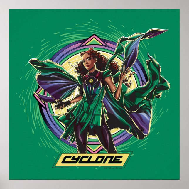 Black Adam | Cyclone Character Graphic Poster (Vorne)