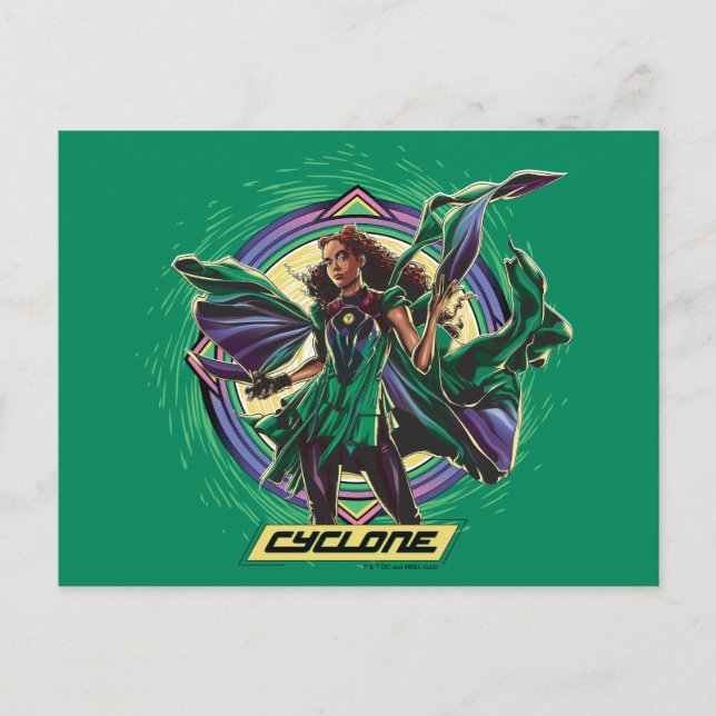 Black Adam | Cyclone Character Graphic Postkarte (Vorderseite)
