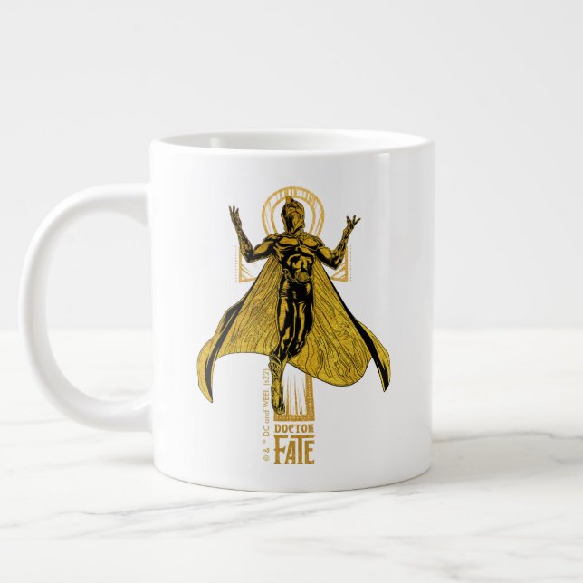 Black Adam | Doctor Fate Character Graphic Jumbo-Tasse (Links)