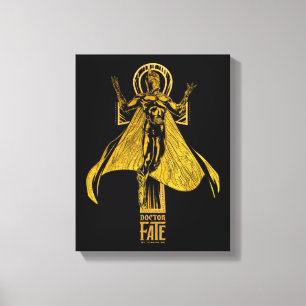 Black Adam   Doctor Fate Character Graphic Leinwanddruck