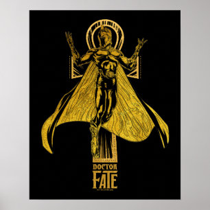 Black Adam   Doctor Fate Character Graphic Poster