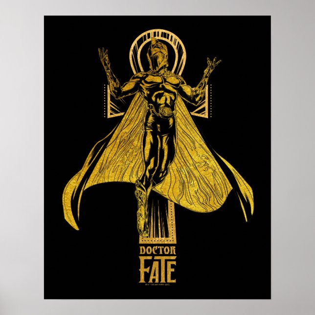Black Adam | Doctor Fate Character Graphic Poster (Vorne)