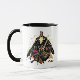 Black Adam Dreiecksgruppe Graphic Tasse