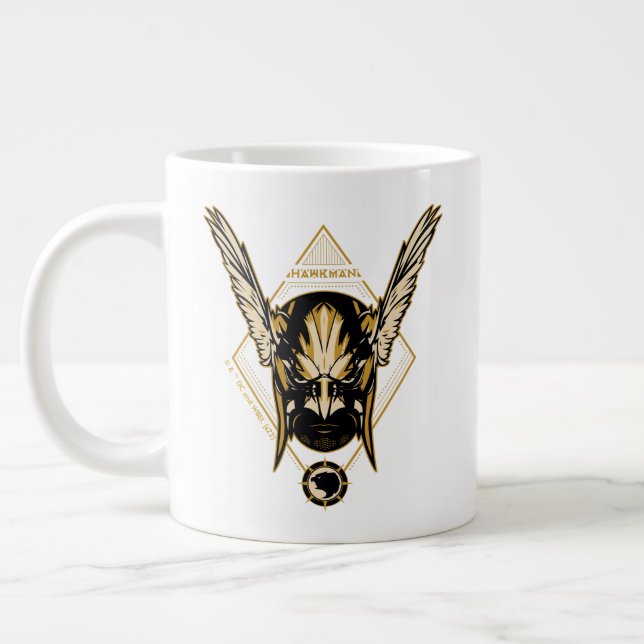 Black Adam | Hawkman Helmet Graphic Jumbo-Tasse (Links)