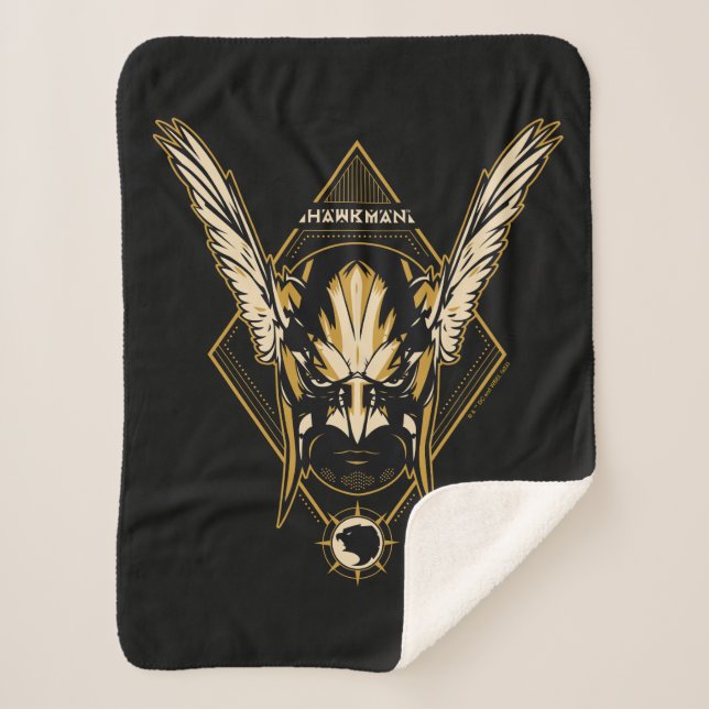 Black Adam | Hawkman Helmet Graphic Sherpadecke (Vorderseite)