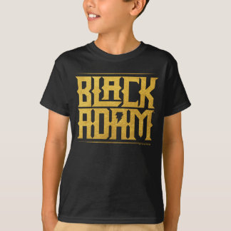 Black Adam Stacked Name Graphic T-Shirt