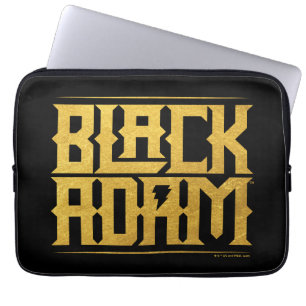 Black Adam Stacks Name Graphic Laptopschutzhülle