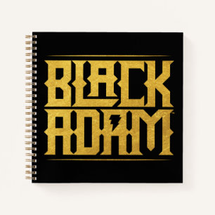 Black Adam Stacks Name Graphic Notizbuch
