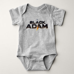 Black Adam Theatrical Logo Baby Strampler