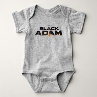 Black Adam Theatrical Logo Baby Strampler