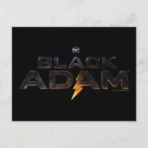 Black Adam Theatrical Logo Postkarte