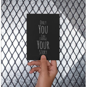 Black Affirmation Postcard Postkarte
